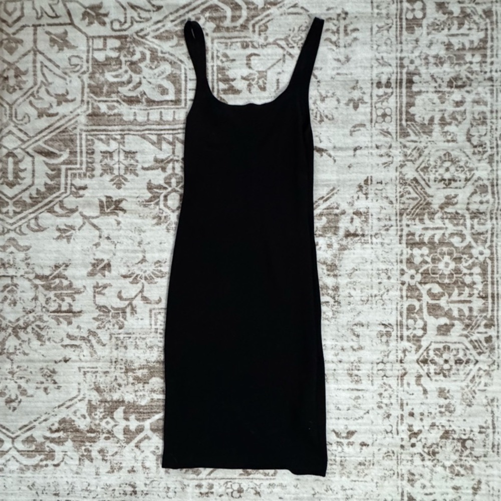 Basic Black Midi Dress